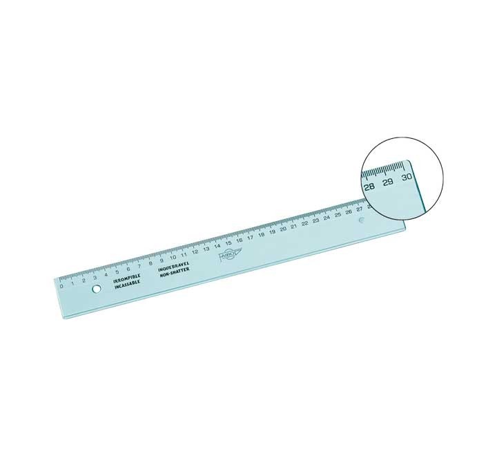 regla escolar faibo 30cm irrompible