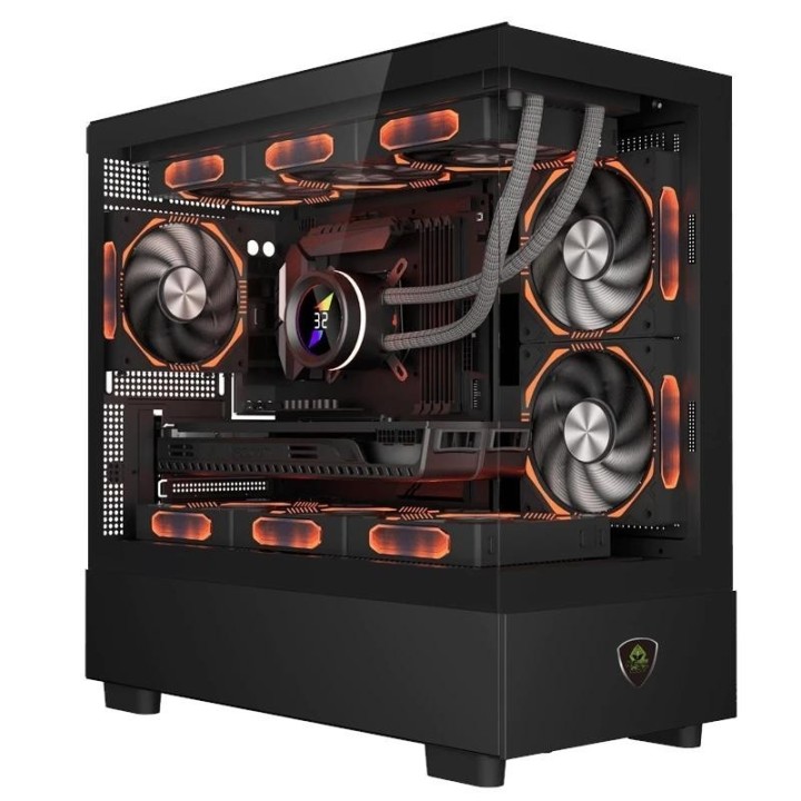 keep out caja m atx xc 301 3fans usb3.0 glass