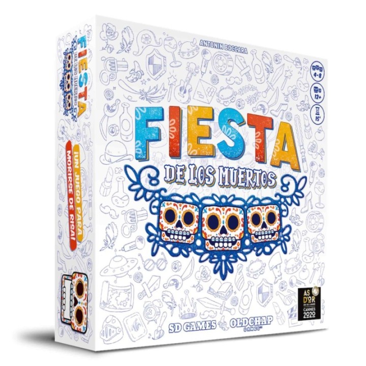 sd games juego de mesa fiesta de los muertos pegi 12
