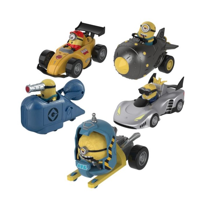bandai rojo figura veh?culos minions 1 unidad aleatoria