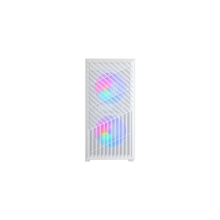 caja microatx gaming mars gaming mcvortexw cristal templado frontal mesh gpu 273mm 1x3.5 2x2.5 blanc