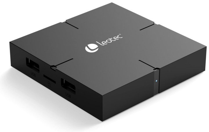 android tv leotec tvbox 4k show 2 2 16/16gb