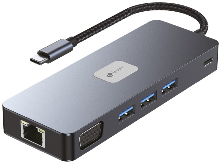 leotec docking station 11 1 plus 1usb c pd100 3usb3.2 hdmi vga ggl lectjsd mcsd