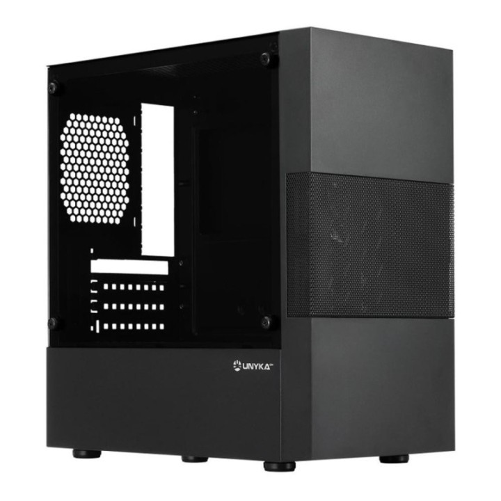 unykach caja ordenador gaming unykach aero c25 matx vidrio negra