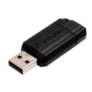 verbatim memoria usb 2.0 verbatim pinstripe 16gb negro