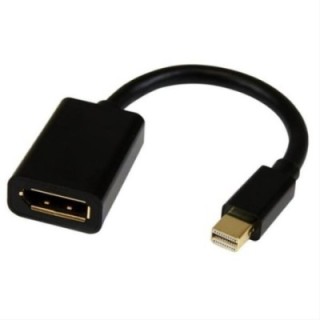 startechcom adaptador mini displayport a displayport startech.com 0.15m    macho   hembra    negro
