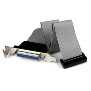 startechcom adaptador paralelo db25 a idc26 startech 0.4m    hembra   hembra