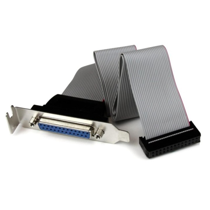 startechcom adaptador paralelo db25 a idc26 startech 0.4m    hembra   hembra