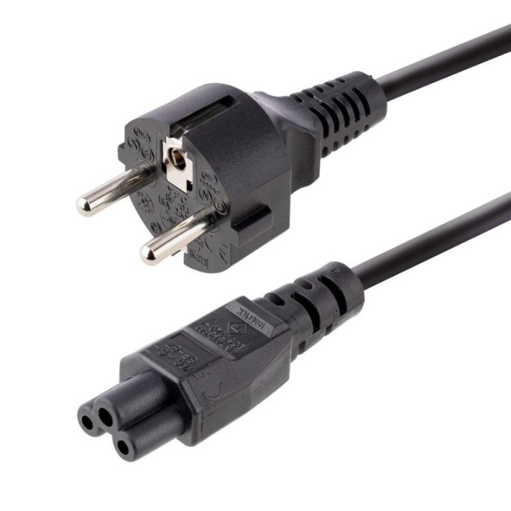startechcom cable schuko a c5 startech 2m    macho   hembra    negro