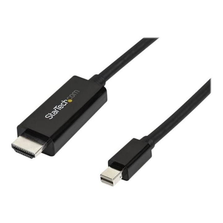 startechcom cable mini dp a hdmi startech 3m    macho   macho    negro