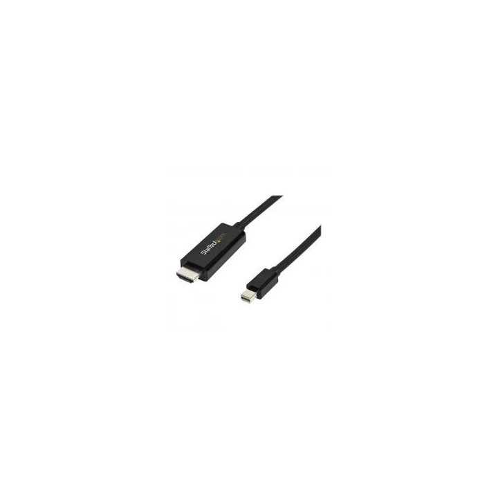 startechcom cable mini dp a hdmi startech 3m    macho   macho    negro