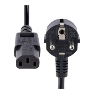startechcom cable schuko a c13 startech 1m    negro