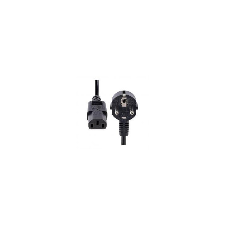startechcom cable schuko a c13 startech 1m    negro