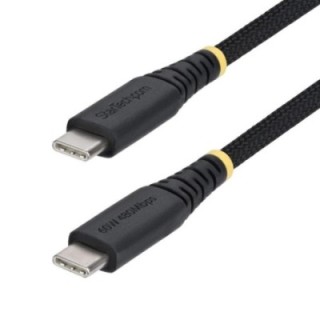 startechcom cable usb tipo c startech 0.3m    macho   macho    negro trenzado