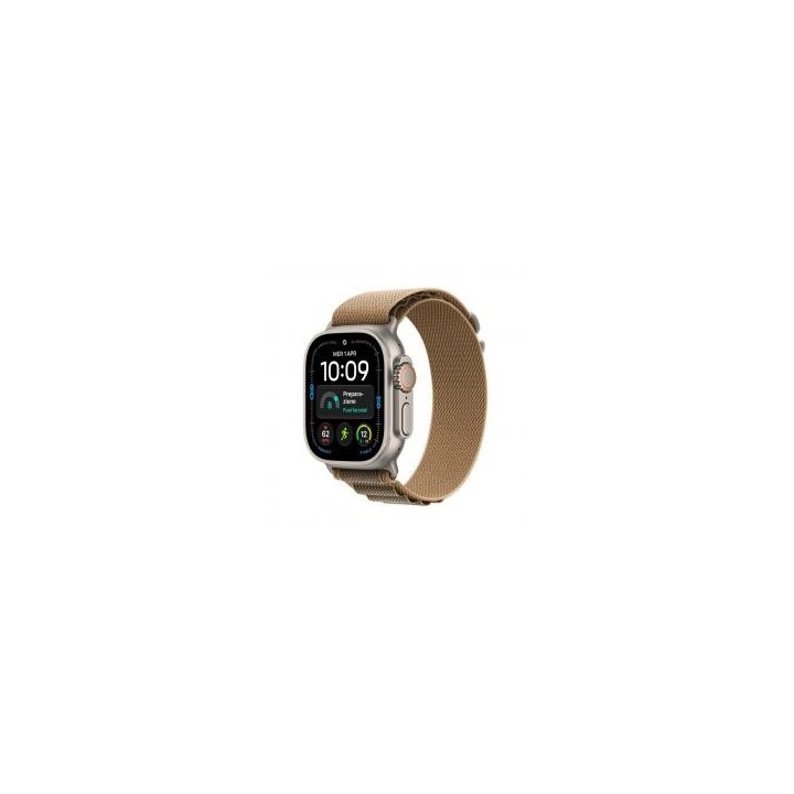 apple smartwatch apple watch u4 gps+cell 49mm natural titanium case with desert alpine loop m