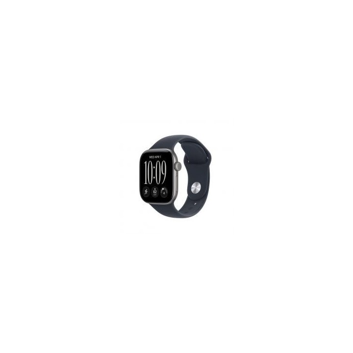 apple smartwatch apple watch s12 gps 42mm space grey aluminium case with navy blue sport band s   m