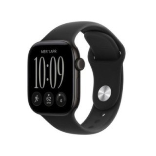 apple smartwatch apple watch s12  gps + cell 42mm black sport band    s   m