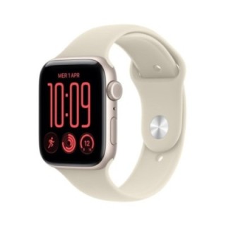 apple smartwatch apple watch se 3 gps + cell 44mm starlight aluminium case with sand sport band m