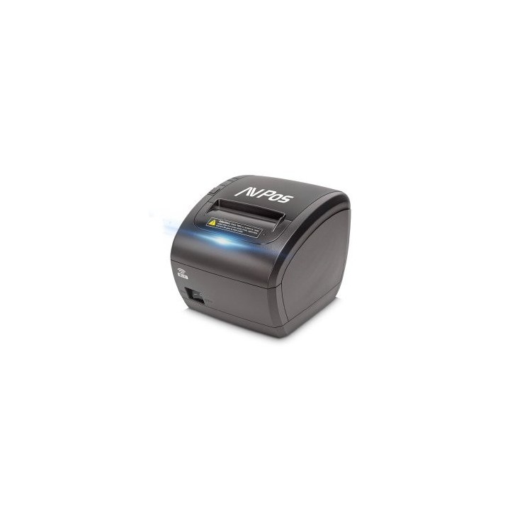 tpv impresora termica avpos k90w 80mm conexion usb lan wifi velocidad 300mm/s 203dpi black