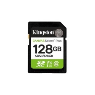 kingston tarjeta memoria sdxc 128gb kingston canvas select plus uhs   i clase 10
