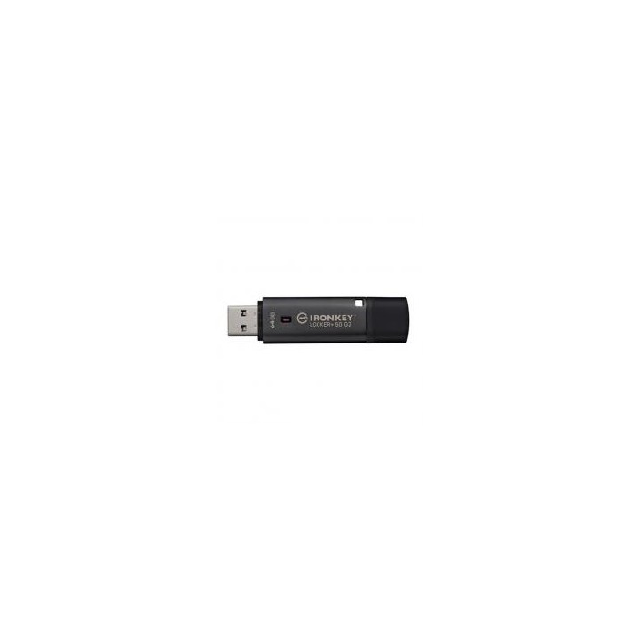 kingston memoria usb 3.2 kingston 64gb ironkey locker+50 g2
