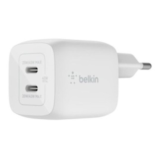 belkin cargador de pared belkin wch011vfwh 45w 2x usb tipo c blanco