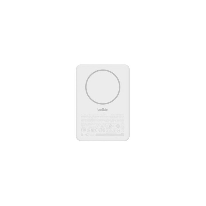 powerbank 5000mah belkin bpd010hqwh magsafe 15w 1xusb c qi 7.5w slim blanco