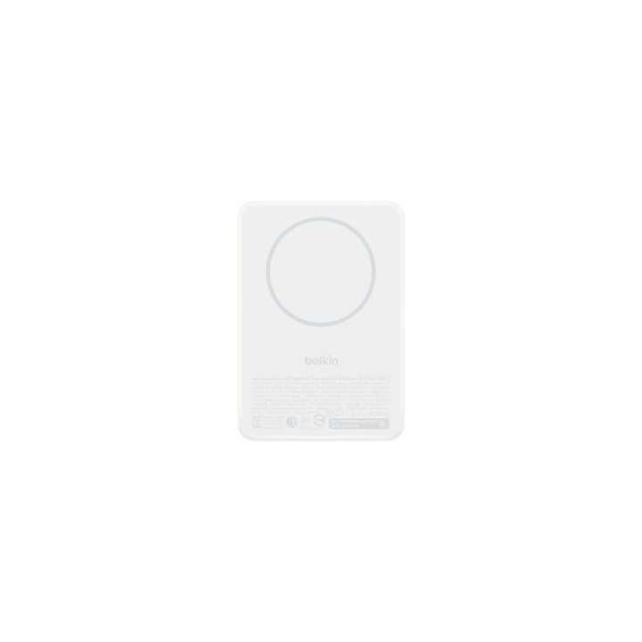 powerbank 10000mah belkin bpd016 magsafe pd 30w 1xusb c qi2 15w soporte integrado blanco