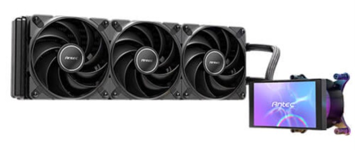 refrigeracion liquida antec vortex view 360 argb lcd