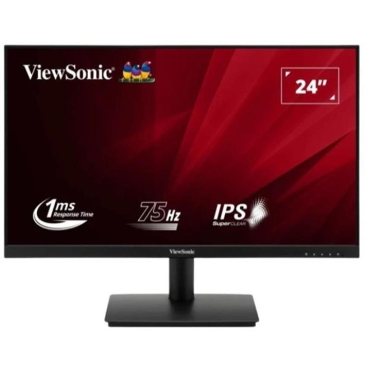 viewsonic monitor led 24 pulgadas viewsonic va240   h2 ips    fhd    hdmi    vga    75hz    1ms    v