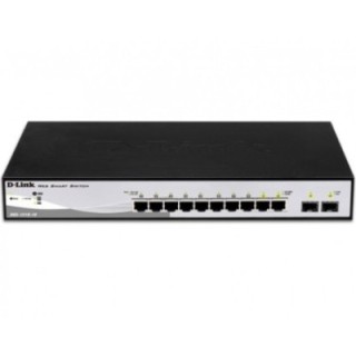 d   link switch d   link 10 puertos gestionable 8 gigabit ethernet 10   100   100 2 sfp layer2 smart