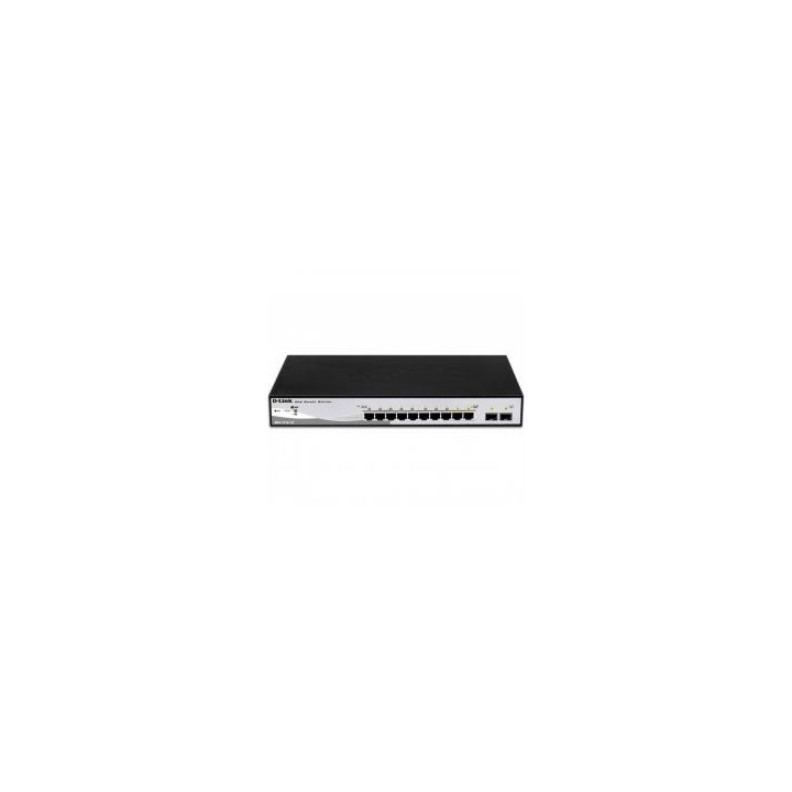 d   link switch d   link 10 puertos gestionable 8 gigabit ethernet 10   100   100 2 sfp layer2 smart