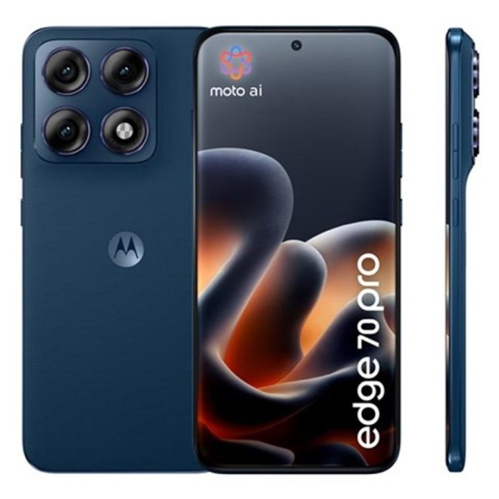 motorola movil motorola moto edge 70 pro 5g 12   512gb azul