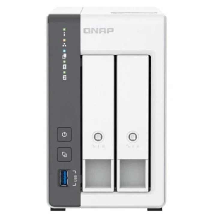 qnap servidor nas qnap ts   216g 2 bay 4gb