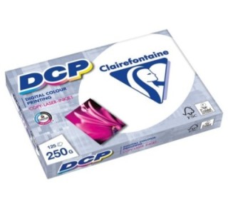 paq. 125h papel clairefontaine dcp a4 250g