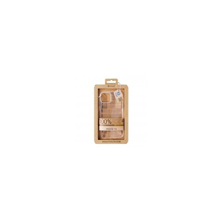 muvit funda muvit recycletek para apple iphone 13 transparente