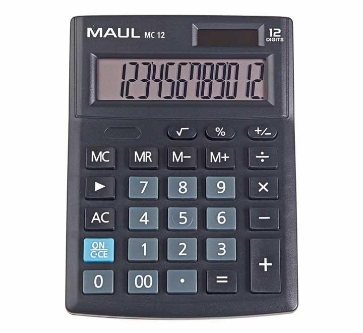 calculadora mesa maul mc12 12 dig negro