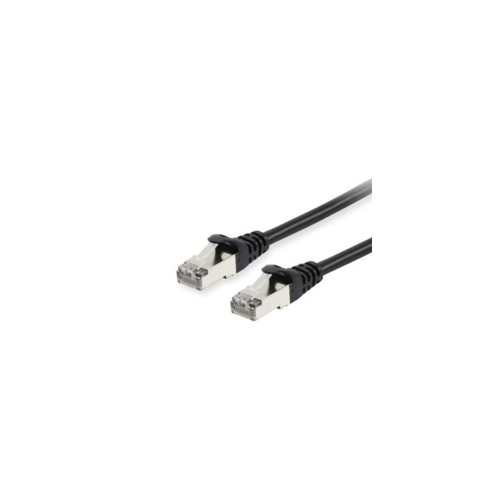 latiguillo apantallado cat.6a s/ftp lsoh 5m color negro equip 606106