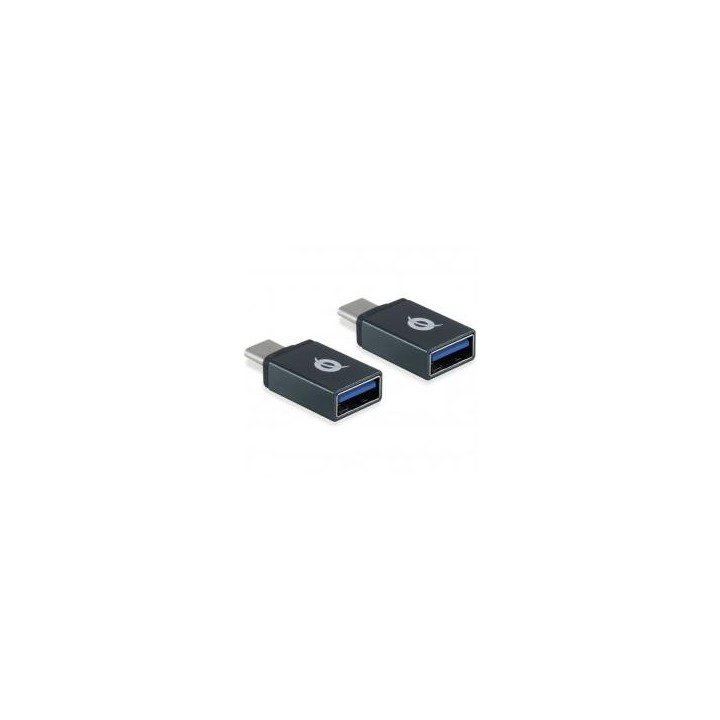 conceptronic kit adaptadores conceptronic usb tipo c 3.1 macho a usb a 3.1 hembra otg 5gb   s pack 2