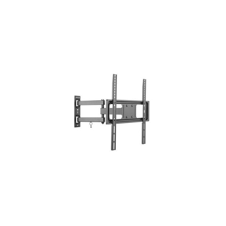 soporte de pared orientable equip para pantalla de 32"   55" doble brazo articulado max. 35kg vesa m