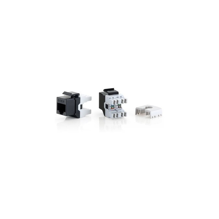 kit 8 uds conector hembra rj45 utp cat6 panel keystone