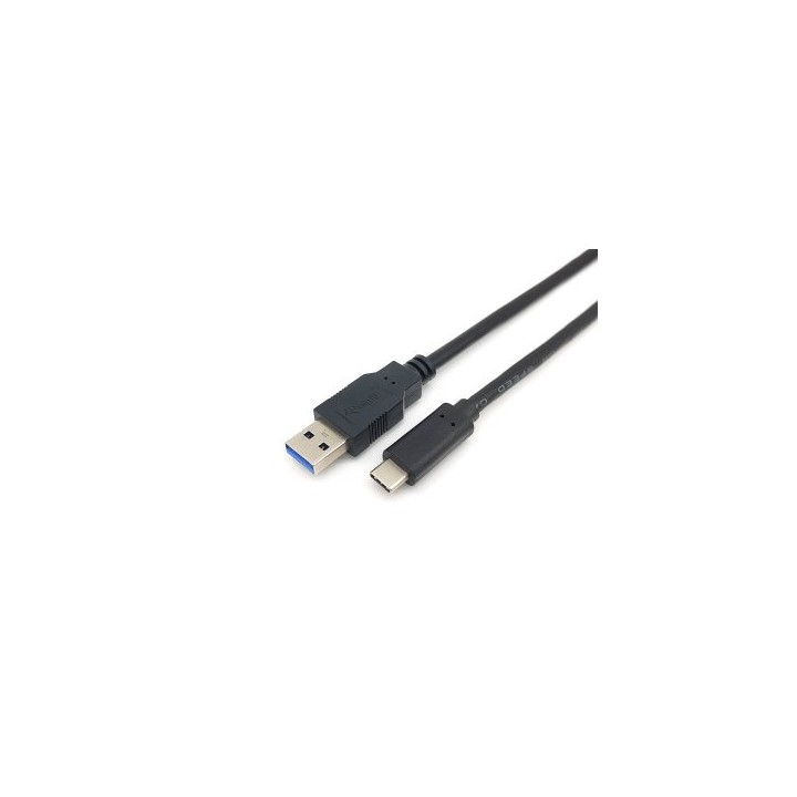 cable usb a a usb c 2m equip 128344 transferencia 5g 3a color negro