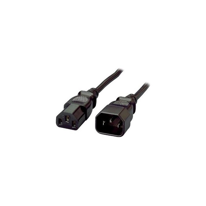 cable alargo alimentacion iec macho   hembra equip 1,8m 112100