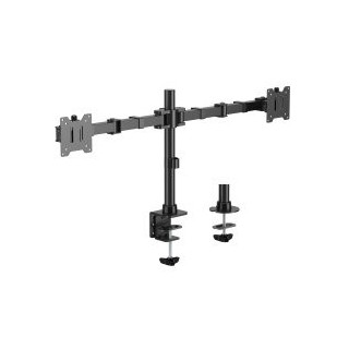 soporte de mesa equip 650177 para 2 pantallas 13" 35" de brazo inclinable y giratorio 360o max. vesa