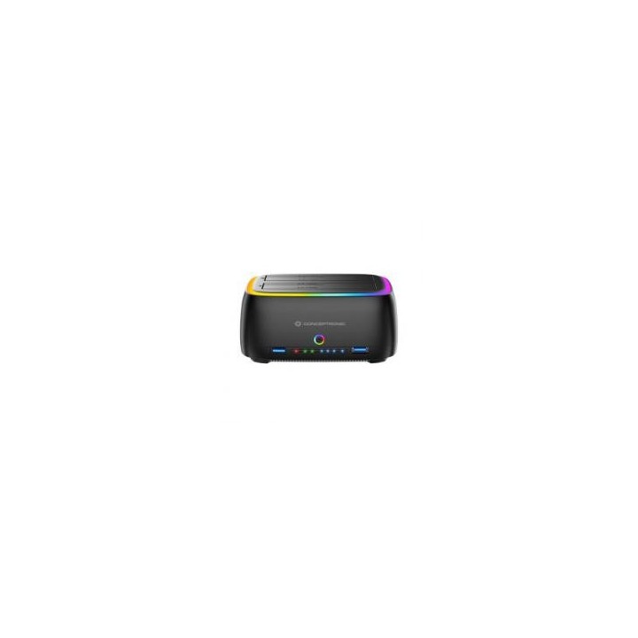 conceptronic docking conceptronic donn36b usb   c rgb doble bahia sata hdd ssd 2.5 pulgadas 3.5 pulg