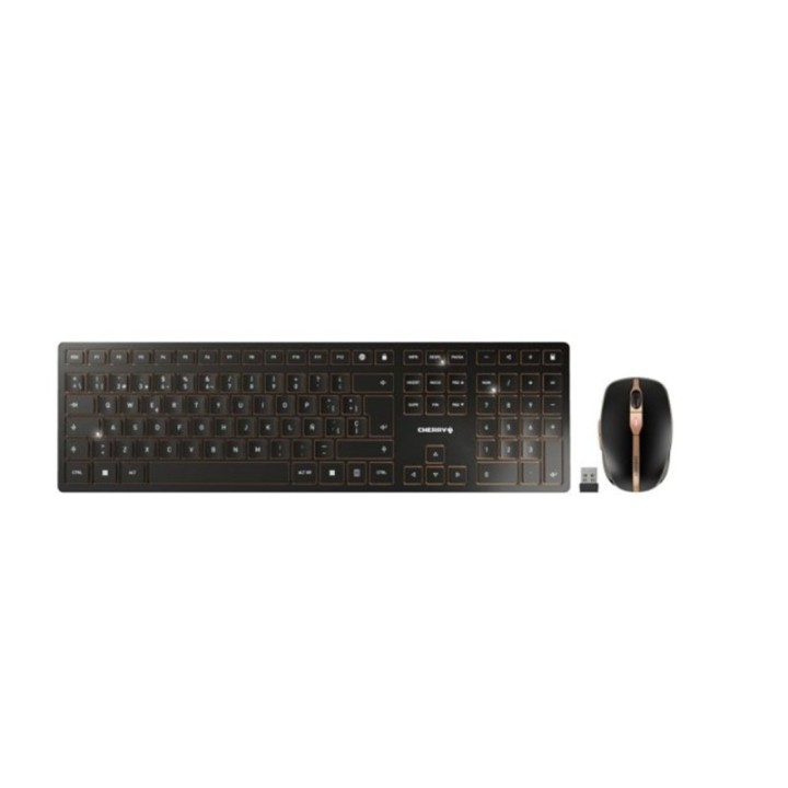 cherry kit teclado + raton inalambrico cheery dw 9100 slim