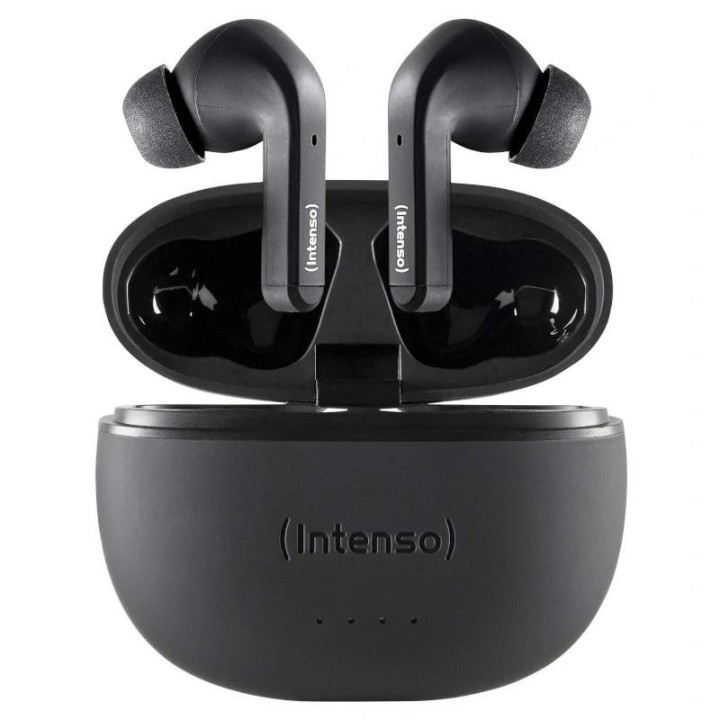 intenso buds t300a auriculares tws con anc black