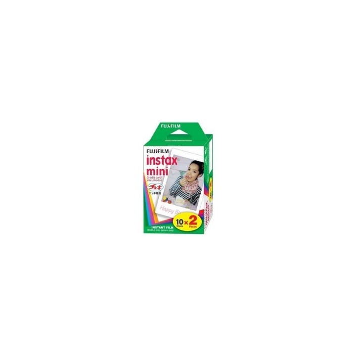 fujifilm pack 2 cartuchos   carga fujifilm 10 fotos instax  mini