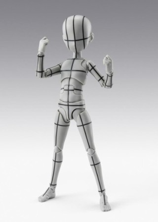 tamashii nations figura tamashii nations body   kun ken sugimori edition wireframe gray color ver.