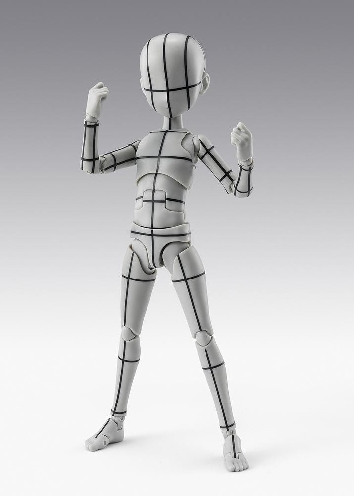 tamashii nations figura tamashii nations body   kun ken sugimori edition wireframe gray color ver.